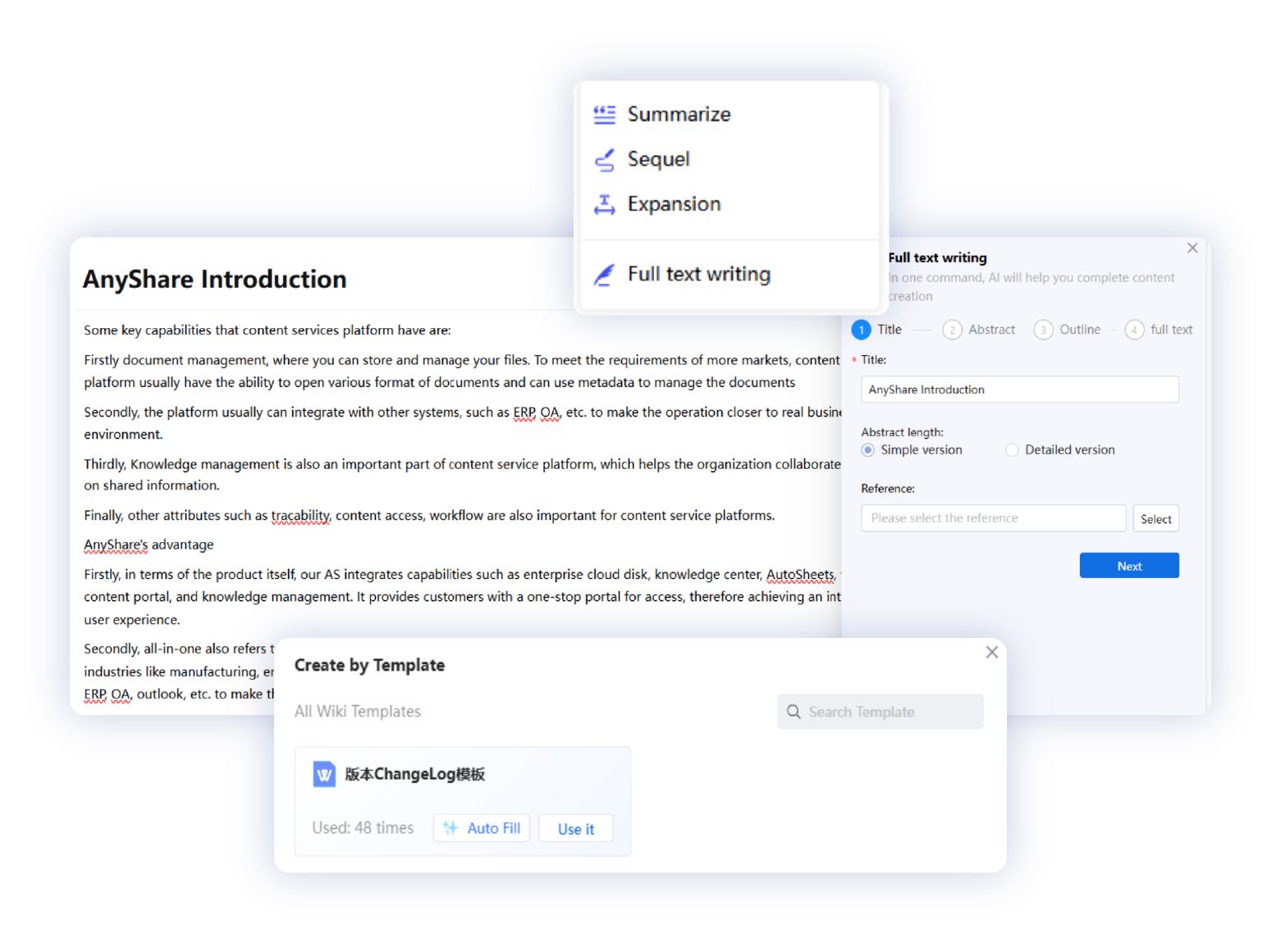Enrich content with enterprise knowledge