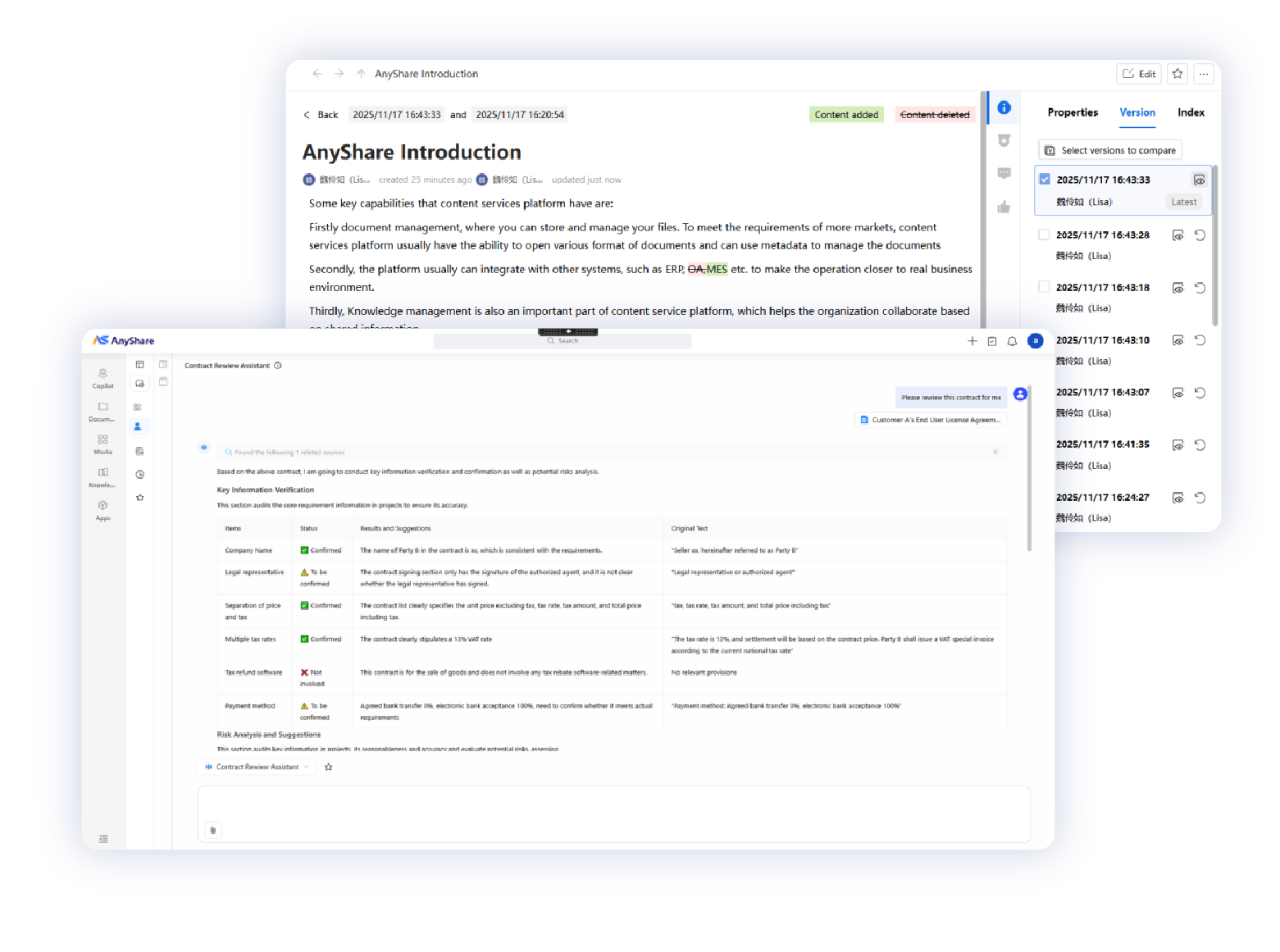 Rule-based content review