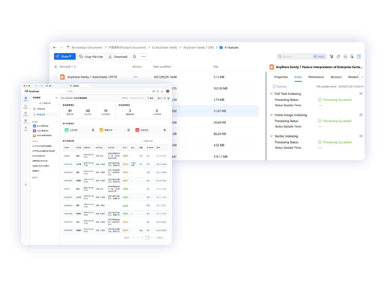 Lightweight knowledge operations